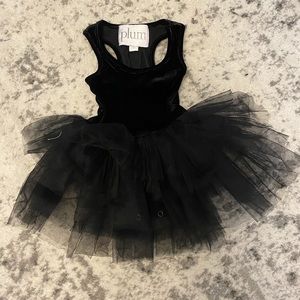 Black velvet tutu